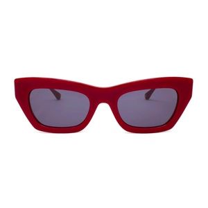 Aperçu Claire Rose Cat Eye Sunnies, Red